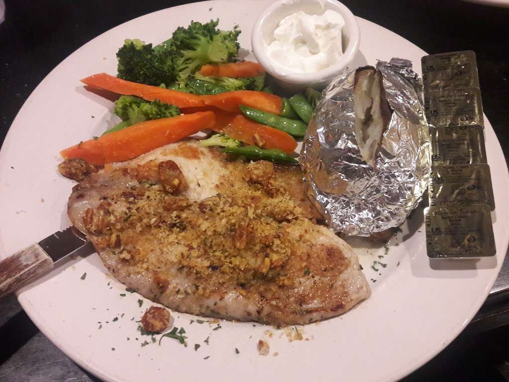 A plate of food on a table.